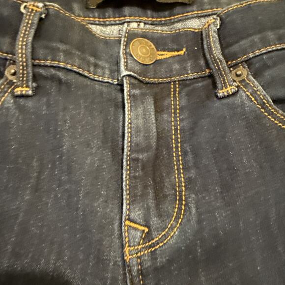 Express Jeans Women's Skinny Mid Rise Stretch Denim Blue Dark Wash Size 2S - Picture 8 of 16
